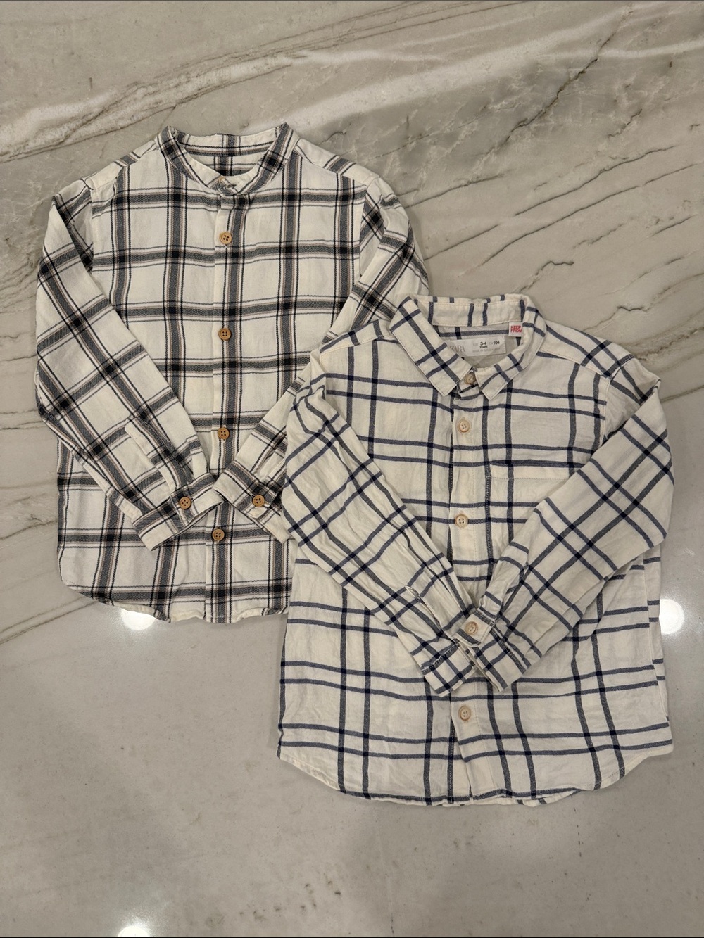 Zara Toddler Boy Plaid Flannel Shirts